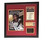 LeBron James Autographed Cleveland Cavaliers Signed High School Framed Program Ticket JSA COA