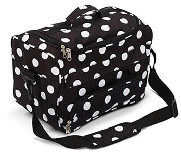 Kenley Profi Friseur Werkzeugtasche Friseurtasche - Polka Dot