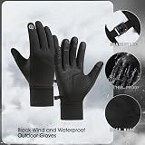 Crazy Shark Winter Thermal Gloves Windproof Water Resistant Touch Screen view 3