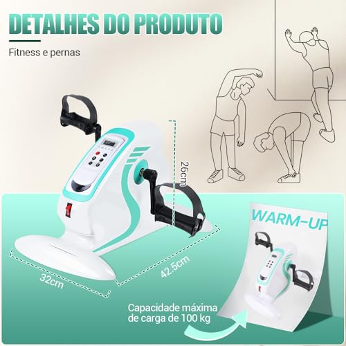 110V Bicicleta Fisioterapia, Cicloergometro Fisioterapia, Mini Bicicleta Ergometrica Fisioterapia, Bicicleta Fisioterapia Idoso, Mini Bicicleta Fisioterapia Elétrica