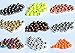 Blue Wing Olive Slotted Tungsten Beads for Fly Tying - 100 Pack