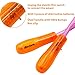 IBOSTOM Jump Rope Kids – Light Up Jump Rope Flashing Color Change Skipping Rope Colorful Light Fun Toy with Gift Box(Orange Handle)