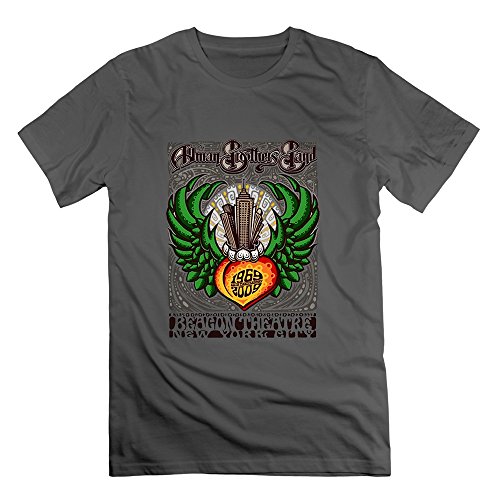 LianJian Allman Brothers Band Eat A Peach Logo Men's T-Shirt DeepHeather Mens