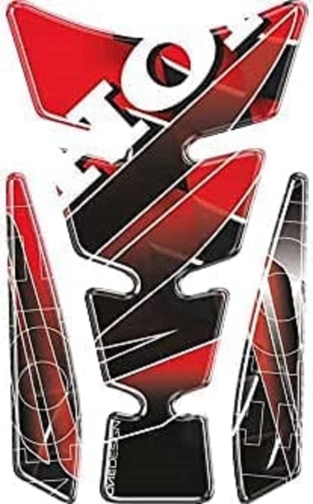 Puig 4785R Tank Pads Model Wings Red