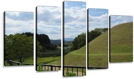 Amazon Co Jp 高松塚古墳 高松 塚 古墳 墓 奈良 奈良県 技術 デザイン 手作業 壁画 秋 文化 世界 日本 10月 観光地 観光 キャンバスアート アートボード 壁掛け装飾 おしゃれ 部屋飾り インテリアパネル 絵画 ポスター 木枠付きの完成品 ホーム キッチン