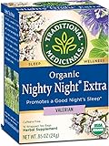 Traditional Medicinals Organic Nighty Night Valerian Tea, 16 Tea Bags