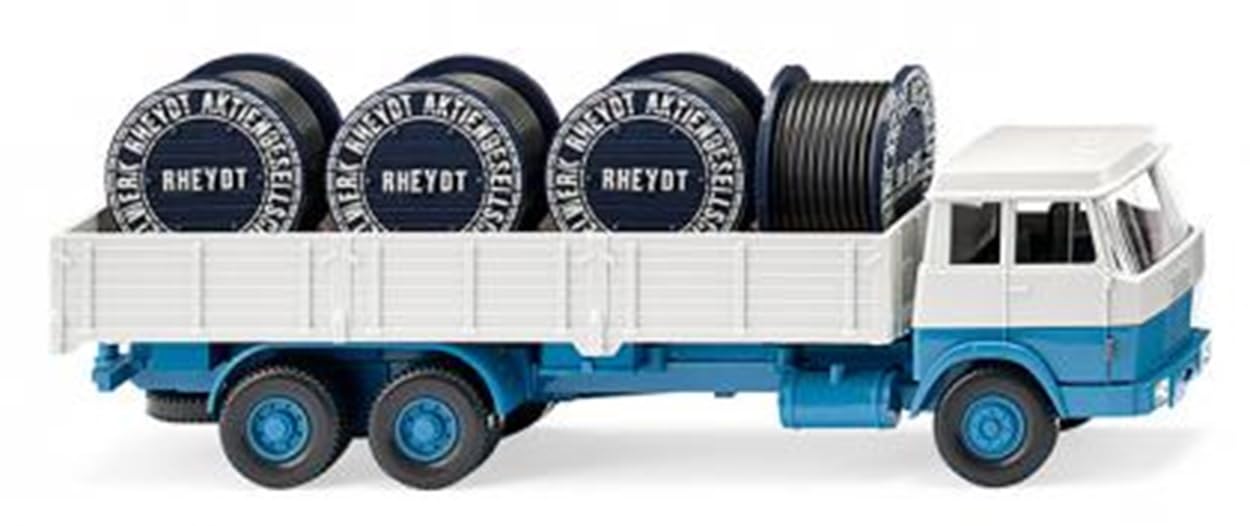 Wiking 043309 H0 High Board Truck (Hanomag Henschel) Kabelwerke Rheydt Miniature Model Gauge HO 1:87 Not a Toy