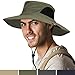 SUN CUBE Wide Brim Sun Hat Men Women, Mens Fishing Hats Sun UV Protection, Womens Hiking Bucket Hat, Outdoor Summer Safari Beach Boonie, Camping Unisex UPF 50+ Olive