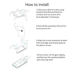 (2 Pack) Orzero Tempered Glass Screen Protector