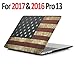 For Macbook Pro 13-inch Case 2017 & 2016 Release, iZi Way USA Flag Hard Shell Cover for Newest Macbook Pro 13