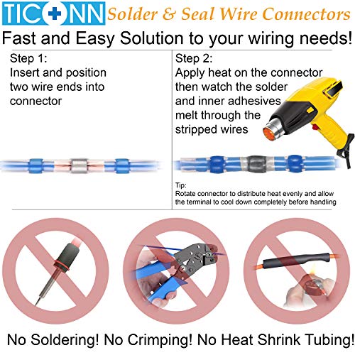 1 TICONN+Connectors+Waterproof+Insulated+Electrical