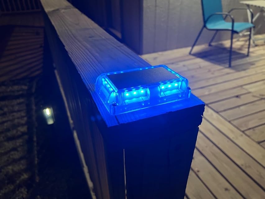 MEIKEE Solar Deck Lights Led Dock Lights 1200mAh