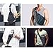 Sling Bag Shoulder Chest Bags Cross Body Backpack Multipurpose Anti Theft Pack Daypack Bags For Outdoor Sport Travel Hiking (Grey)