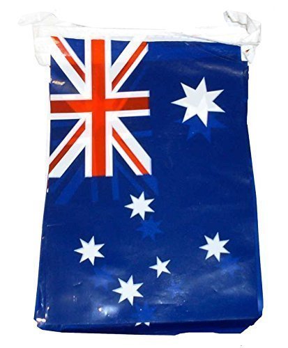 12Ft Australian Flags PVC Bunting Australia Day Party Decoration Banner