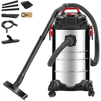 KUPPET Wet/Dry Vacuum, 4 in 1 VacuumCleaner,8 Gallon, 3.5 Horsepower, Stainless Steel Tank...