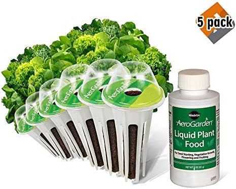 AeroGarden Heirloom Salad Greens Seed Pod Kit (6-Pod), 5 Pack