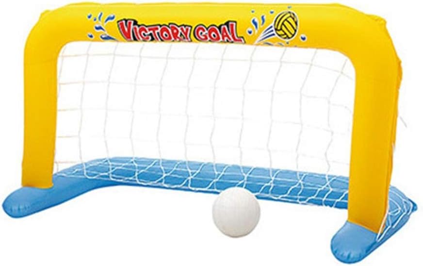 SANGDA Pool Volleyball Game,Floating Swimming Pool Toy Inflatable Pool Water Pool Toy Floating Pool Water Handball Goal Net for Kids Summer(137x66cm)