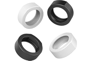 CAROFAFA Ring Protector Silicone Ring Cover Compatible with Oura Ring Protector, Elastic Case for Oura Ring Gen 3 Working Out (Heritage Compatible, 2 Black 2 Transparent, L)