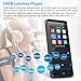 16GB Bluetooth MP3 Player with FM Radio/Voice Recorder, 60 Hours Playback, Lossless Sound,Metal Touch button, 1.8 Inch Color Screen, HD Sound Quality Earphone, with an Armband, Black and Bluetooth