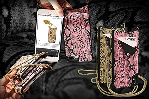 5186hog21JL mtb more energy® Collar Snake para Apple iPhone XR (6.1'') - Oro - Funda Protectora ponible con Cadena de Metal… mtb more energy® Collar Snake para Apple iPhone XR (6.1'') - Oro - Funda Protectora ponible con Cadena de Metal… - Imagen 3