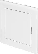Awenta 100 x 100 mm Plastic Access Panel White Paintable Surface