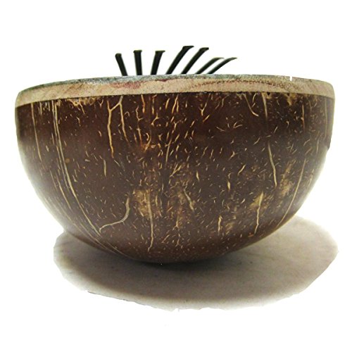 Kalimba Thumb Piano Mbira- 7 keys - Tunable - Coconut Shell - by Bethlehem Gifts TM (Brown Plain) - Thumbnail 2