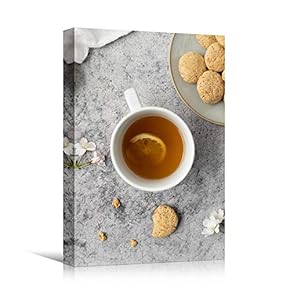 signwin Canvas Wall Art Teacup Coffee Drinks Farmhouse/Country...