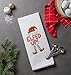 DII Christmas Tea Towels Decorative Kitchen Dish Towel Set, 18x28, Elfed Up, 2 Piece