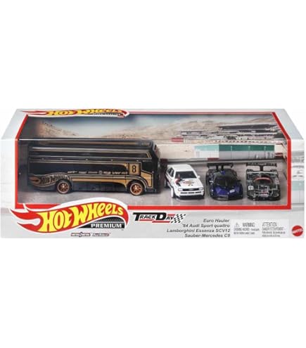 Amazon.com: Hot Wheels Mercedes Benz 300 SL Euro Hauler - Team