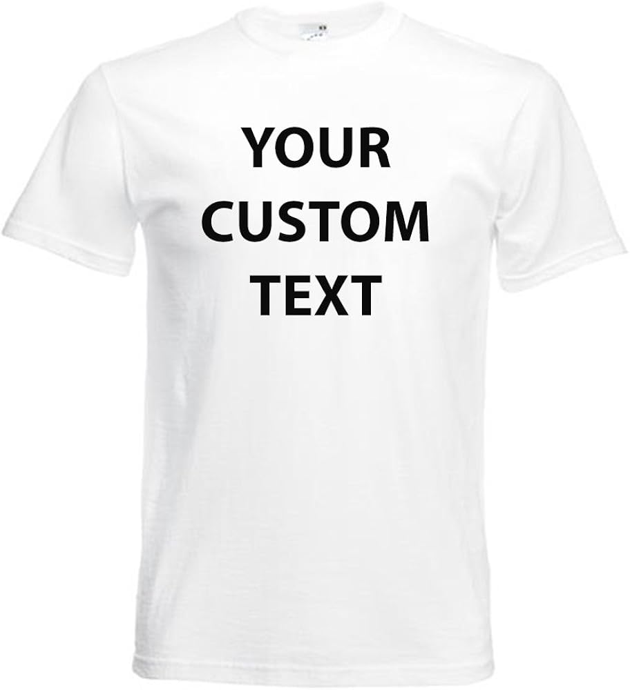fruit of the loom personalised t shirts