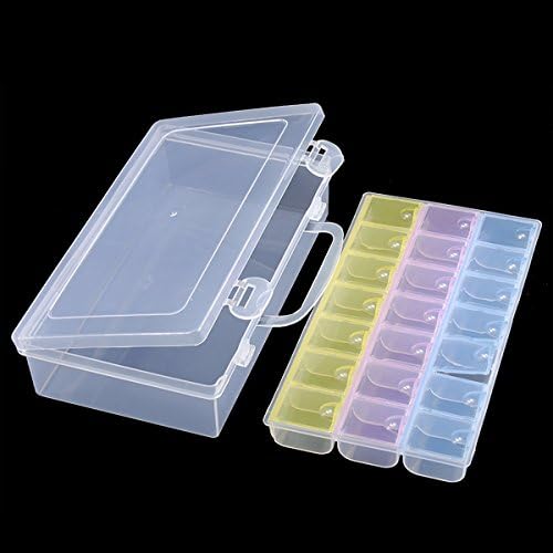 Multifunction 21 Compartment Storage Box for Electronic Components