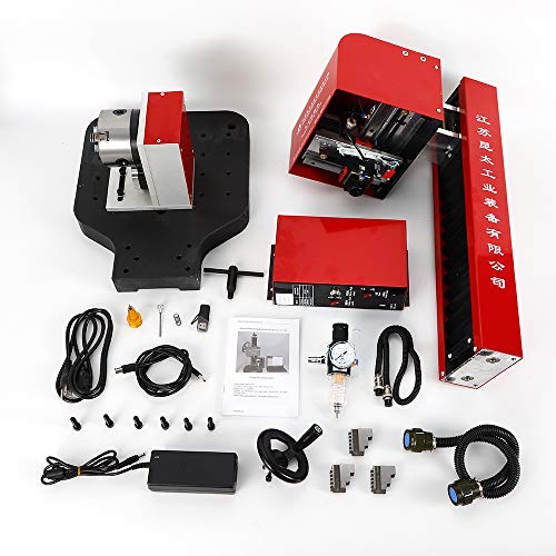 image for Marking Machine TBVECHI Pneumatic Rotary Dot Peen Marking Machine for 