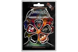 Metallica Pack of 5 Plectrums (Ro)