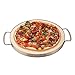 Round 13” Cordierite Pizza Stone with removable stainless steel frame and handles. Suited to oven or grill. Great for pizza, baking breads and cookies. Great when entertaining family and friends.