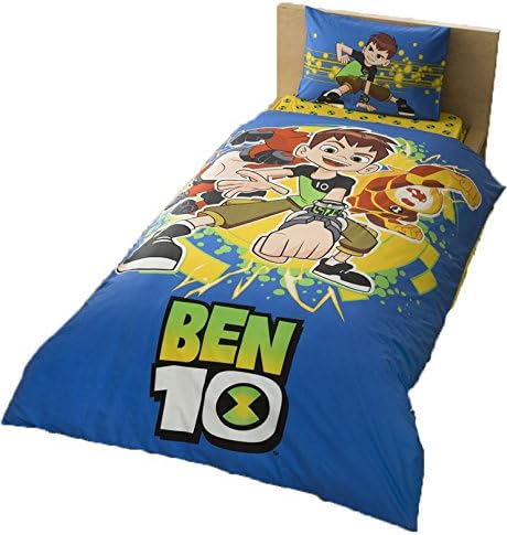 BEN 10 %100 Cotton Boy's Kid's Duvet/Quilt Cover Set Single / Twin Size Kids Bedding