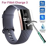 for Fitbit Charge 3 Screen Protector, 9H Explosion-Proof TPU HD Full Cover Screen Protector Film for Fitbit Charge 3 Fitness Activity Tracker