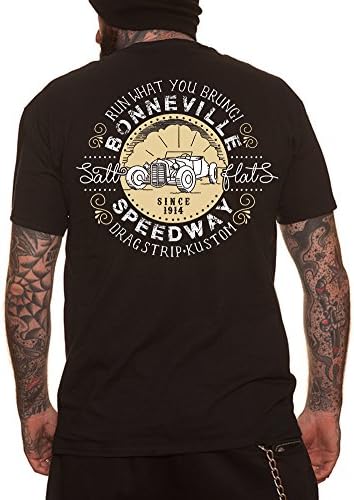 Dragstrip Clothing Men`s Bonneville Speed Trials T`Shirt