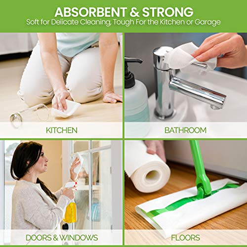 Caring-Planet-Bamboo-Paper-Towels-Eco-Friendly-Durable-Reusable-Bamboo-Paper-Towels-Sustainable-Alternative-to-Paper-Towels-Soft-Absorbent-Washable-Bamboo-Fiber-Towels-20-Sheets