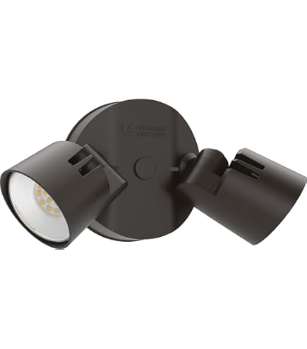 Satco 62-1201 LED Landscape Flood 6W; Dark Gray Finish