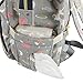Waterproof Diaper Bag Backpack Multi-Function Large Capacity Travel Backpack Nappy Bags for Baby with Unicorn Cloud Star Pattern (Gray)