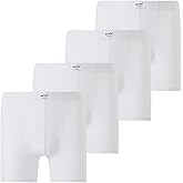 Mody Men's Boxer Briefs Underwear 4-Pack, Men's Cotton Boxer Brief, Soft Boxers for Men, Breathable Boxer Briefs