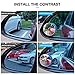 AIKESI Blind Spot Mirror Round HD Glass Frameless Convex Rear View Mirror, Rear View Mirror Accessories for Wide Angle Rearview, Pack of 2