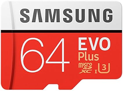 Samsung 64GB 100MB/s Memory Evo Plus Micro SD Card with Adapter