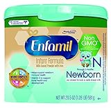 Enfamil Newborn Non-GMO Baby Formula, 20.5 Oz. Tub (Pack of 4)