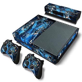 GameCheers Xbox One Konsole and 2 Controllers Skin Set - Kombat Duel - PlayStation 4 Vinyl Mortal Fight