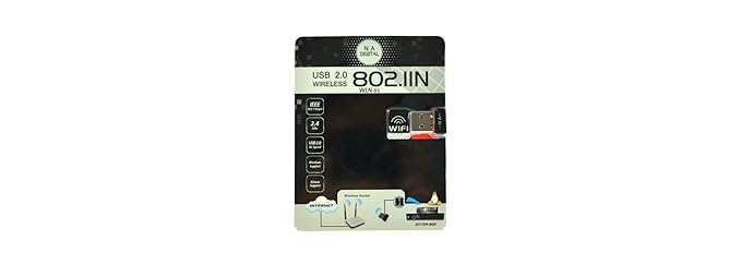 150 Mbit Wlan Stick von NA-Digital 802.11 n bis 802.11 g & 802.11 b | Wlan Empfänger für PC, USB Dongle, Wi-Fi Access Point, 