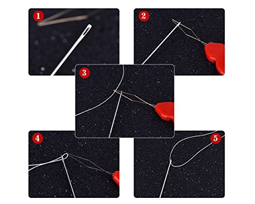 Ace Select Needle Threaders Hand Sewing Kit 20 Pieces Sewing Needle Threaders for Cross Stitch Embroidery