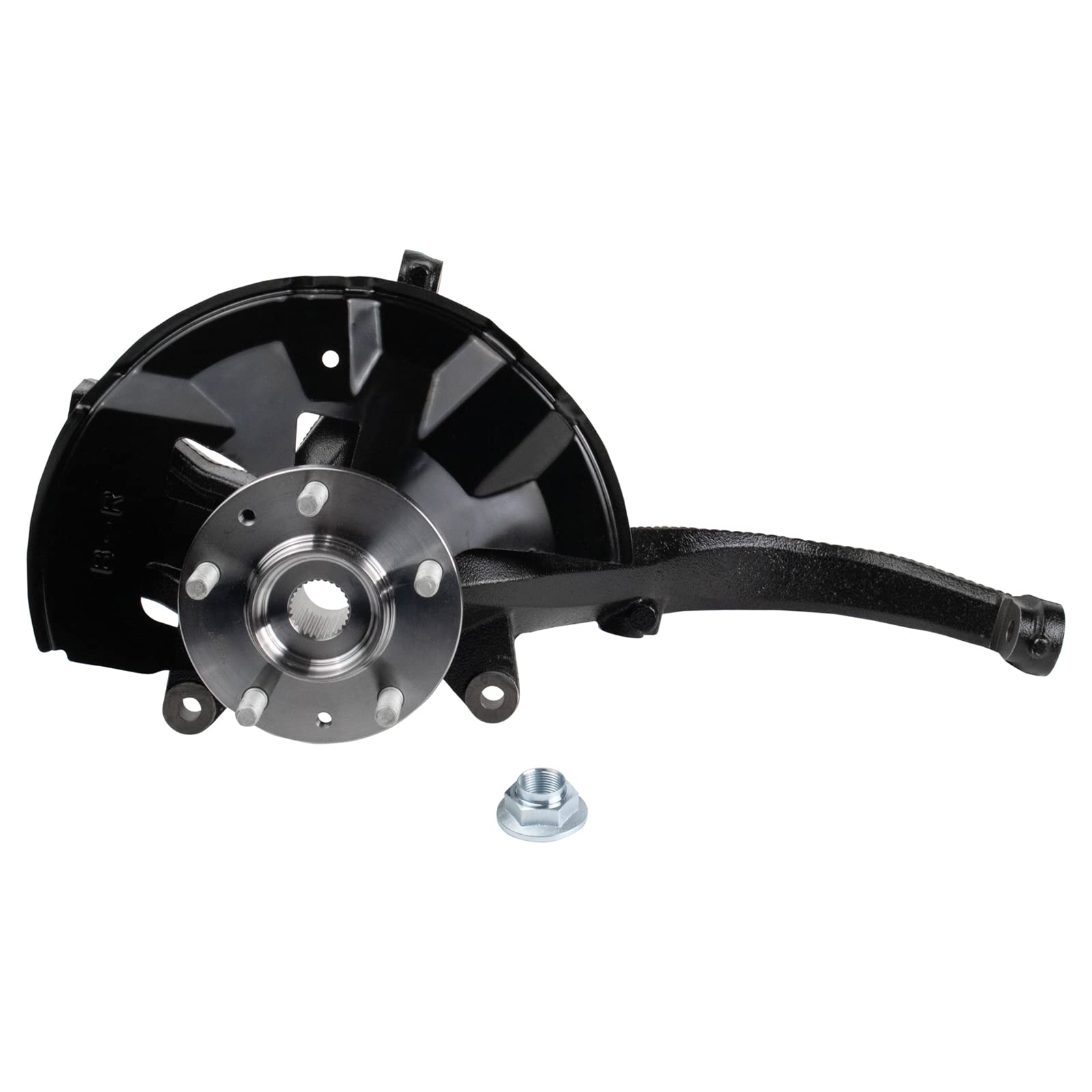 TRQ Front Steering Knuckle & Wheel Bearing Hub RH Right Passenger Side Compatible with 06-12 Ford Fusion 06-11 Mercury Milan 07-12 Lincoln MKZ 06 Lincoln Zephyr 510010 698-408