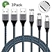 USB Type C Cable, Xcords USB C Cable 3Pack 3FT 6FT 10FT USB C to USB A Nylon Braided Fast Charger Cord for Samsung Galaxy Note 9/8, S10,S9, S9 Plus,S8, LG G5 G6 V30, Google Pixel XL