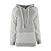 Fedi Women Autumn Hoodie Sweatshirt Floral Long Sleeve Lace Up Shirts Pocket Blouse